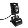 Clip on Webcam for Laptop Camera 1.3 Megapixel - Black