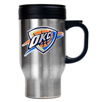 NBA Oklahoma City Thunder Stainless Steel Travel Mug - Primary Logo