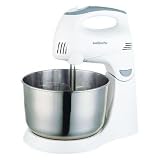 Hand Mixer + Stand and Stainless Steel Bowl & Utensils  from Sabichi