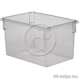 Food Storage Box 18'' x 26'' x 15'' Deep Clear