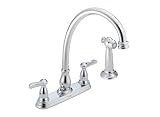 Delta 24902 Orleans Double-Handle Kitchen Faucet, Chrome