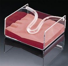 Clear Acrylic Plastic Luncheon Size Napkin Holders