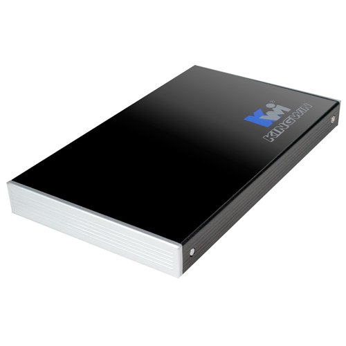 Kingwin 2.5-Inch IDE HDD USB 2.0 External Hard Drive Enclosure - Aluminum, KH-200U-BK