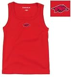NCAA Arkansas Razorbacks Collegiate Debut Dark Red Ladies Tank Top