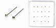 STERLING SILVER NOSE STUD WITH CLEAR CZs (20 Pieces/Box)
