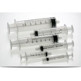 Syringe 10cc Luer Lock w/o Needle, 100/BX