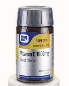 Quest 1000mg Vitamin C Timed Release Vegan - Pack of 120 Tablets