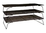 3Pc Premium Non-Stick Stackable Cooking Rack Set