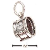 Buy Sterling Silver Drum Charm