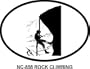 Rock Climbing Oval Bumper Sticker