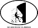 ROCK CLIMBING Oval Bumper Sticker