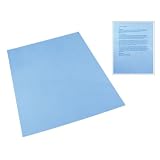 Pale Blue Tinted Plastic Reading Sheet