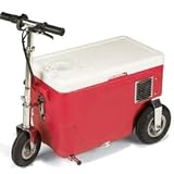 Cruisin Cooler Motorized Scooter Cooler - 500 Watt Motor - Yellow
