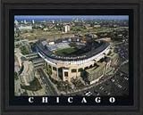 U.S. Cellular Field Chicago White Sox Aerial Framed Print