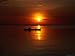 Fishing Boat in Sunset, Malaysia Photographic Poster Print by Michael Aw, 24x18