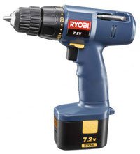 Ryobi 7.2 Volt Cordless Drill/Driver Kit