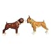 BOXER DOGS KISSING Salt & Pepper Shakers New Gift