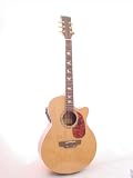 189 Acoustic / Electric GUITAR w Dove Inlays Single Cut - B001N02CI4