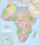 Global Large Africa Wall Map (Continental Wall Maps)