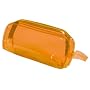 Kingsley Travel/Cosmetic Bag- Dopp, Clear Orange