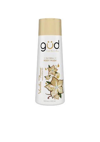 Gud Flame Natural Body Wash, Vanilla, 10 Fluid Ounce