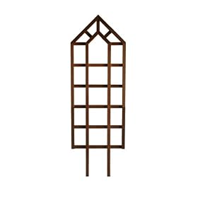 Lakeland Mills 6-Foot Deluxe Cathedral Trellis, Cedartone by 