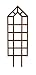 Lakeland Mills 6-Foot Deluxe Cathedral Trellis, Cedartone