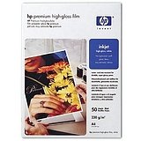 HP Q1786A Original Inkjet Paper A4 50 Sheets Premium Plus Gloss Photo