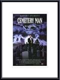Cemetery Man by unknown 17.00X11.00 Framed with Black Metal Frame