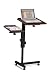 Ofm Lcs-100-a19b-mahogany & Blackr Multi-purpose Split Level Stand - Mahogany And Black