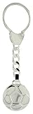 Sterling Silver Soccer Ball Futbol Key Ring 1 inch ( 24 mm ) - B000676J0C