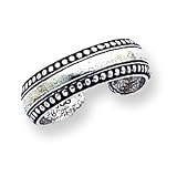 Sterling Silver Antiqued Toe Ring