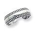 Sterling Silver Antiqued Toe Ring