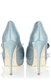 Satin Peep Toe with Bow