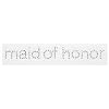 "Maid of Honor" Rhinestone Wedding Iron-On