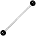 Black Glitter Industrial Barbell 31mm