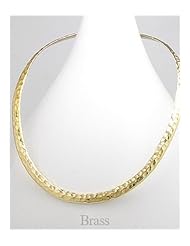 Choker Necklace In Brass