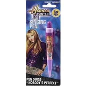 Hannah Montana Singing Pen - Nobody's Perfect