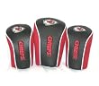 Kansas City Chiefs Mesh Golf Barrel Head Cover Set - Football Sports Merchandise