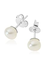 Lola Vanderkeen Pendientes Pure White Blanco