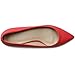 Ollio Women's Shoe D'Orsay Pointed Toe Simple Mid Heel Pump