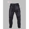 Mens Leather Motorcycle Touring Trousers / Jeans