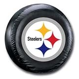 Pittsburgh Steelers Black Logo Tire Cover