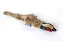 Multipet Migrators 18-Inch Empty Nesters Pheasant Dog Toy with Squeakers without Stuffing