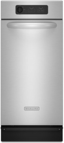 KitchenAid Architect S Series II: KUCS03CT Full Console Trash Compactor with 1.4 cu. ft. Capacity, Air Freshener, Continuous Solid Pack Control and 5:1 Compaction Ratio