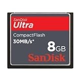 SanDisk 8GB Ultra 30MB/s CF Memory Card (SDCFH-008G-P36, Retail Packaging)