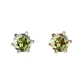 【me. luxe】ペリドット ピアス(2P/両耳) 『ホワイトゴールド』or『ピンクゴールド』 ピンクゴールド
