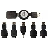 Cable, Retractable, Phone Charger, LG Mobile, Sanyo, Samsung, Kyocera, Motorola iDen, 2.5', Zip-Linq