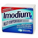 Imodium Multi-Symptom Rapid Relief Chewable Tablets for Diarrhea - 18 / Box