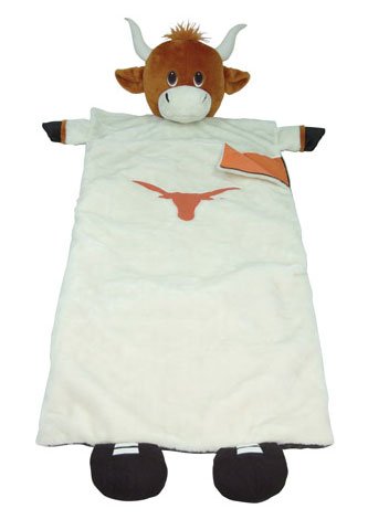 6' Children's NCAA Texas Longhorns Cozy Sleeping Bag